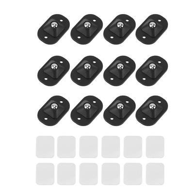 12 ruote girevoli autoadesive, ruote girevoli mini, ruote universali in acciaio inossidabile, 360°