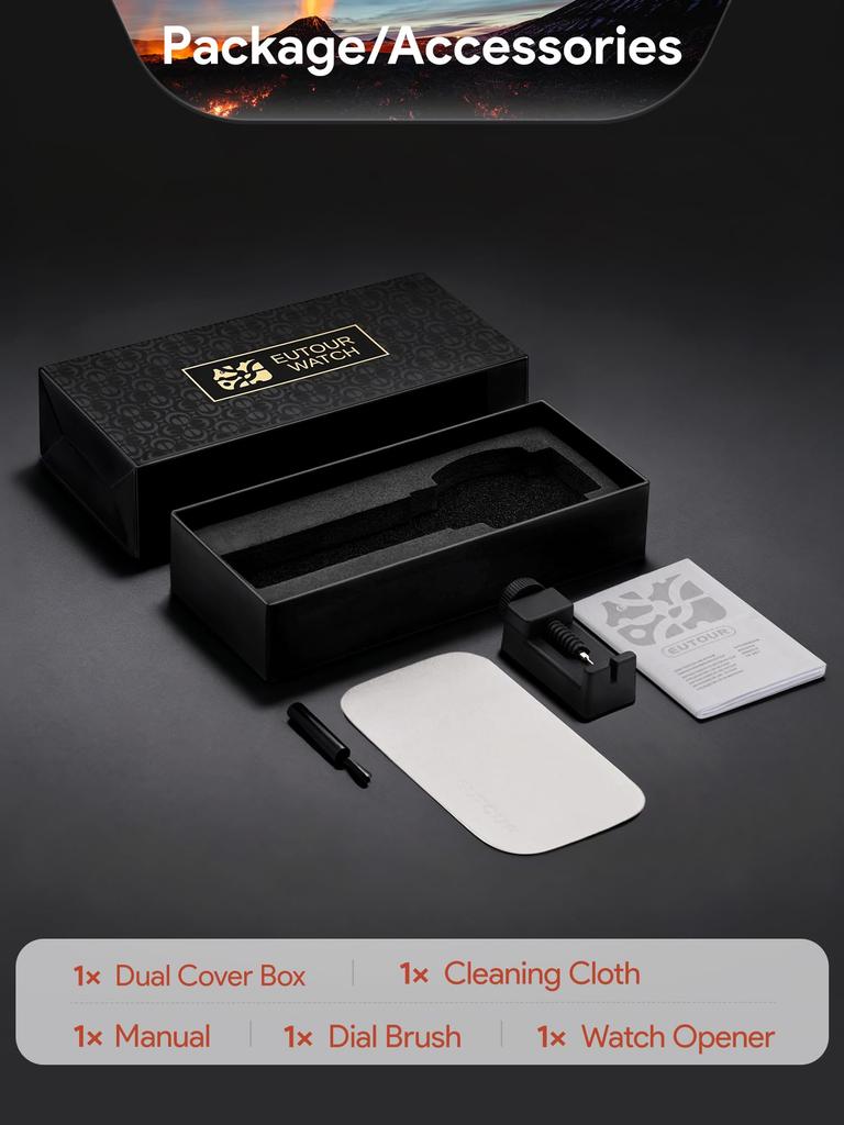 EUTOUR Magnetische Uhr mit Camouflage Stilvoll und Schlicht Lässig Quarz 3ATM Wasser 40mm und Schwarzes Harzarmband Herren Zifferblatt, Uhrwerk, Wasserdichtigkeit, Zifferblatt,