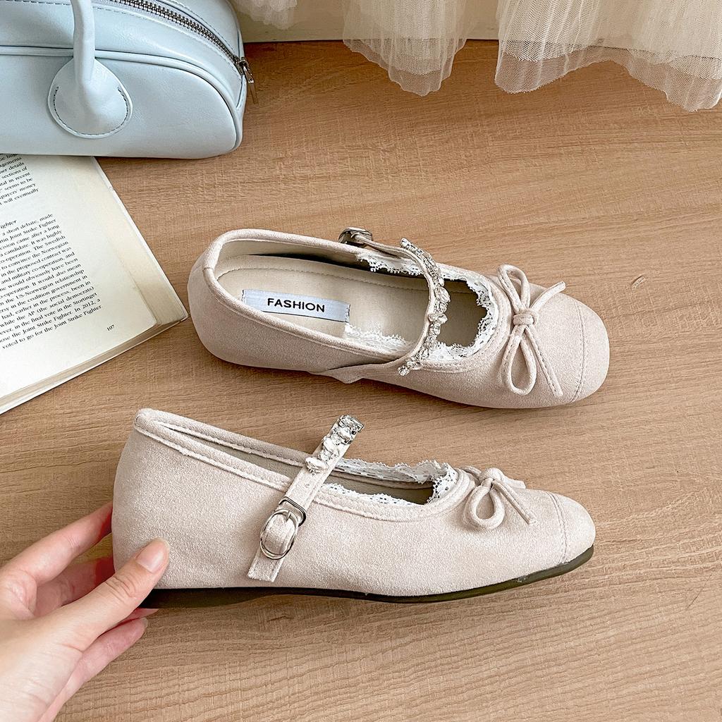 Red French Retro Shallow Mouth Inner Height-increasing Single Shoes Women's Summer 2025 New Model with Skirt Soft Sole Versatile Mary Jane Shoes