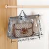 Luxury Transparent Dust Proof Storage Bag for Handbags, Waterproof Zipper Pouch for Wardrobe, Travel Toiletry Cosmetic Organizer KTB