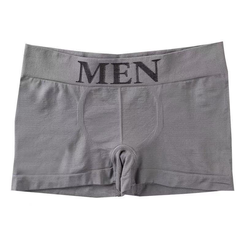 Southeast Asia Men's Seamless Boxer Briefs - Comfortable, Breathable, Trendy Mid-Rise Four-Corner Pants