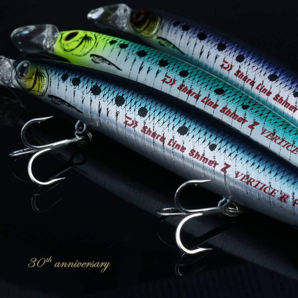 Daiwa Sea Bass Minnow Shoreline Shiner Z Vertis R 30th Color Chart Sardine