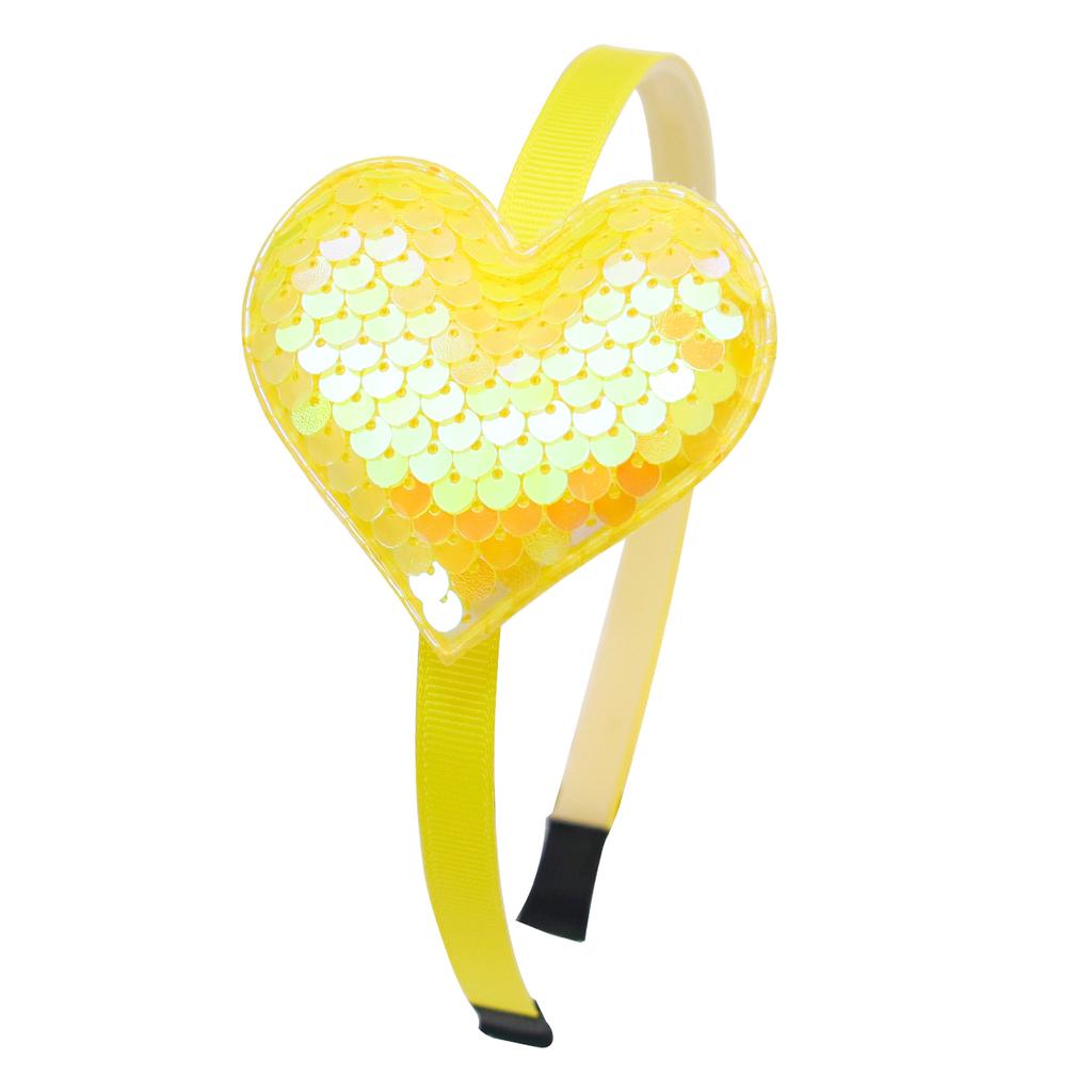 Mode Glitzer Herz Stirnbänder für Mädchen Niedliche Pailletten Stern Haarreifen Kinder Party Stirnband Kinder Kinder Mädchen Haarschmuck