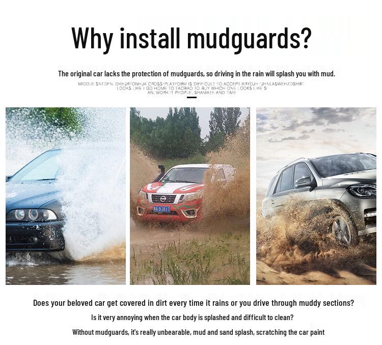 Volkswagen Tiguan L PRO R-LINE Schmutzfänger vorne und hinten