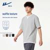 Warrior Men's Waffle Texture Short-Sleeve T-Shirt