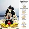 1pc, Mickey Mouse Inspired, Cute and Cozy Blanket for All Seasons, Soft Flannel Throw Blanket, Versatile & Cozy for Bedroom, Living Room, Travel, Camp