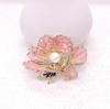 Fashion Chinese Style Enamel Peony Flower Brooches for Women Clothing Coat Party Accessries Gifts