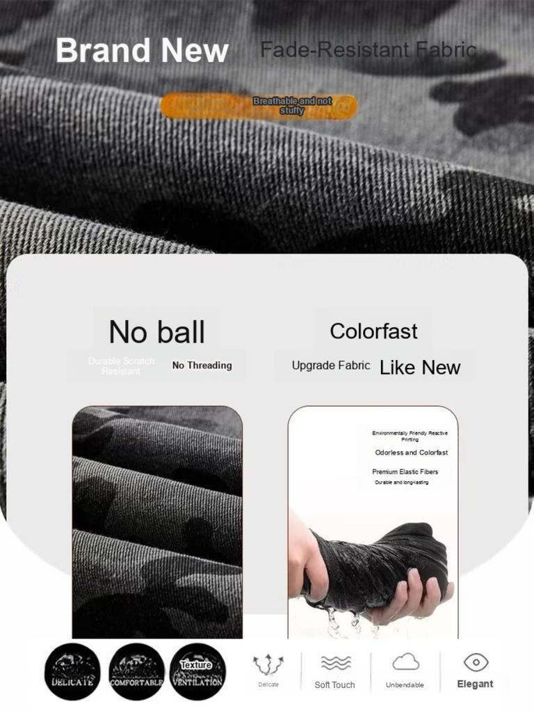 American street camouflage wide-leg work pants women's winter relaxed straight-cut slimming versatile trousers