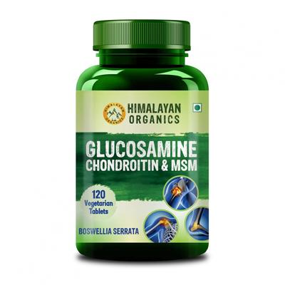 Glucosamin, Chondroitin und MSM (120 Registerkarte), Glucosamin, Chondroitin & MSM, Himalaya-Organika