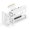 Vertical PCIe GPU Vertical Graphics Card PCIe X16 Gen4 with White Riser 90 Degree Right 17cm EZDIY-FAB 4.0 Bracket, Holder, 4.0 Cable, Angle,