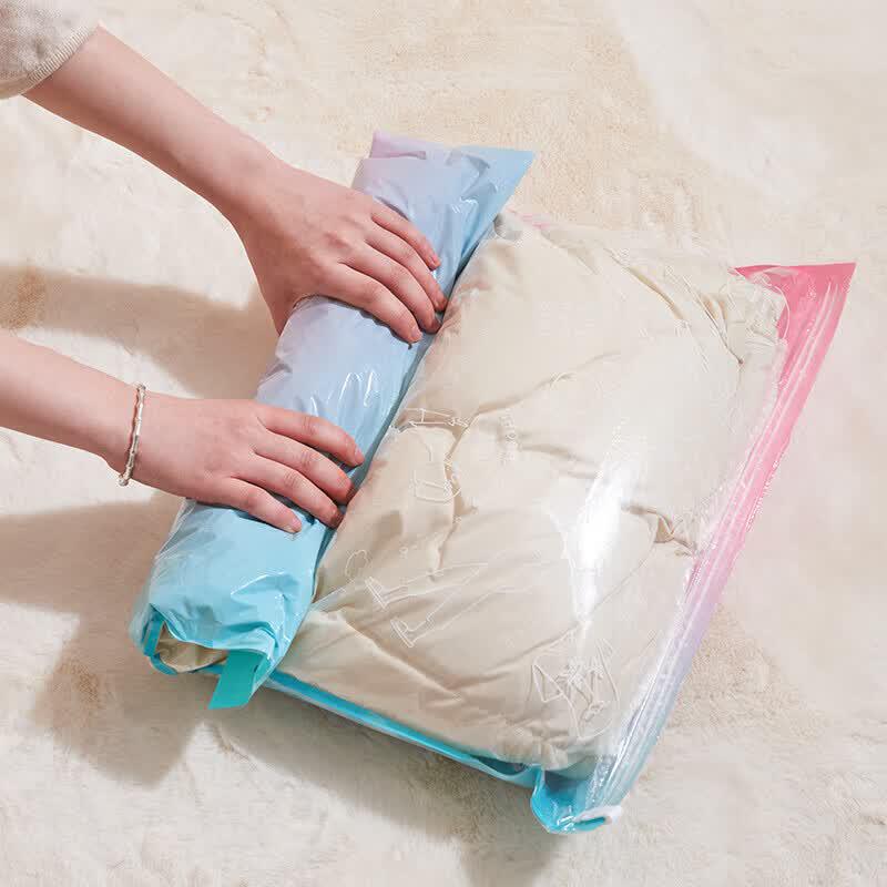 Travel Hand-Rolled Compression Storage Bag