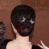 Camellia Black Butterfly Hair Bun Maker - Versatile Douyin-Style Twist Clip for Women