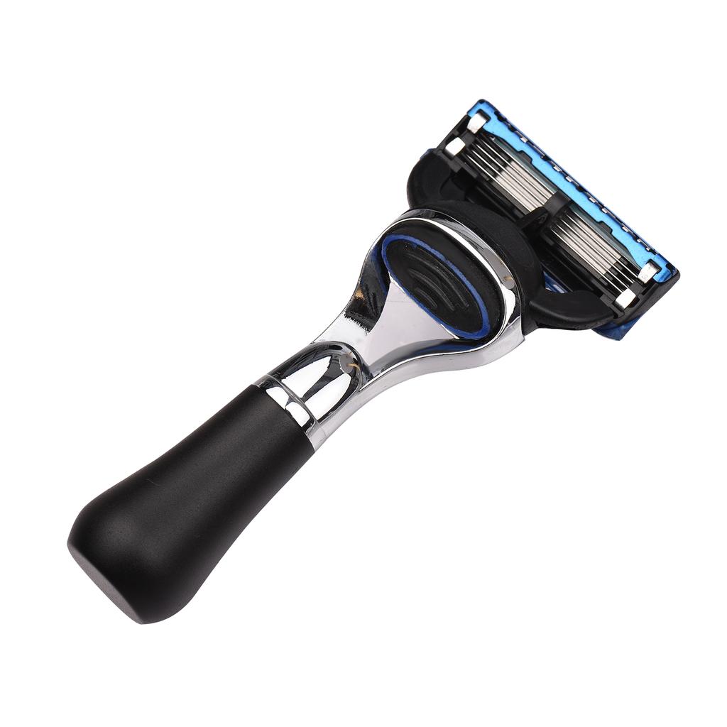 Shaving Razor with PU Storage Bag Safety Beard Razor Portable Metal Manual Mustache Removal Shaving