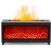 Essential Oil Diffuser,Fireplace Colorful Flame Diffuser,220ml Ultrasonic Cool Mist Humidifier for Home, Bedroom, Office,Timer or Waterless Auto-Off.