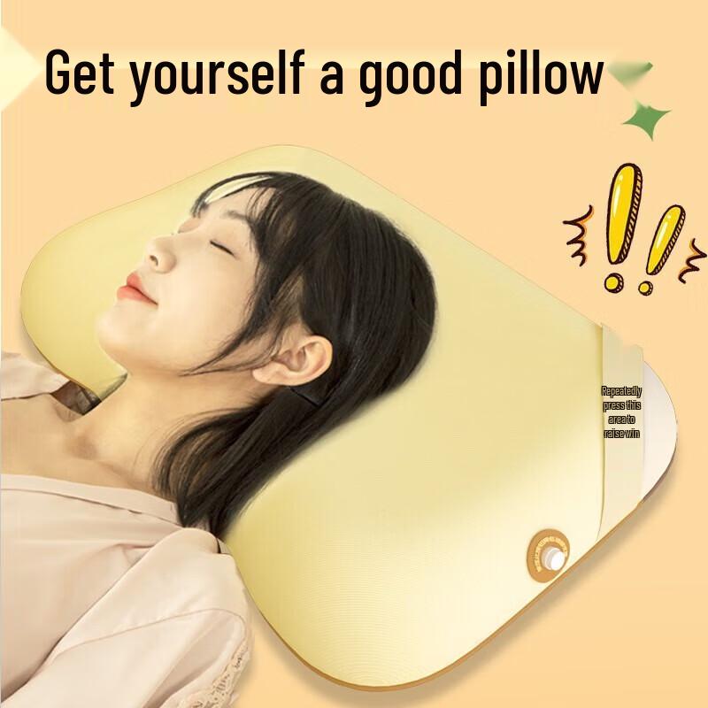 

Adjustable Airbag Neck Support Pillow