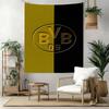 Borussia Dortmund Wall Decor Tapestry Art For Pet Memorial Birthdaywedding Party Backdrop Family Gift