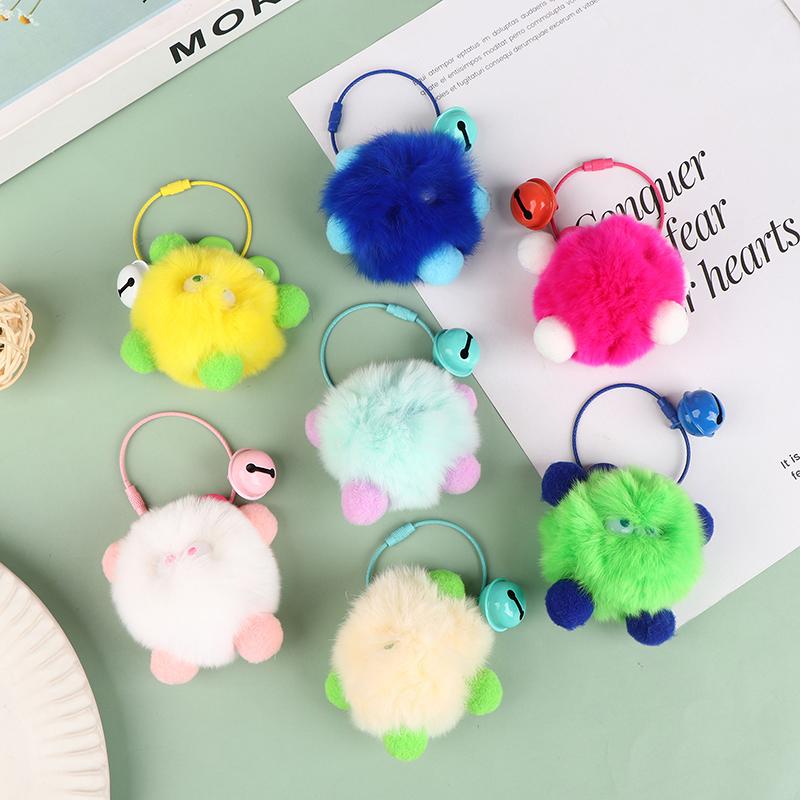 

2023 очаровательный плюшевый маленький брелок в виде брикетов красочный мультяшный ключ