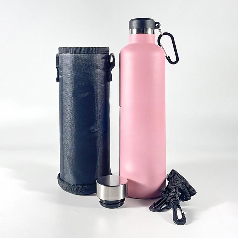 

Портативный креативный спортивный чайник большой емкости из нержавеющей стали 304, простая американская уличная кружка 750ml-1000ml