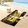 Haaland Power Print Beach Towel, Large Soft Quick Dry Towel for Beach Camping Swimming
