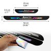 4PCS Car Stickers Anti Scratch Door Sill Protector Strip Car Threshold Protection Bumper Film Sticker Car Exterior Accessories