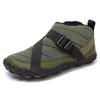 Wasserdichte, fleecegefütterte Fünffinger-Baumwoll-Schneestiefel: Rutschfeste, Verschleißfeste Unisex-Outdoor-Schuhe