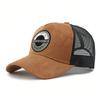 Spring Summer Suede 5 Panel Mesh Baseball Cap Big Head Unisex Trucker Hat Men And Women Sport Snapback Caps Leisure Gorros