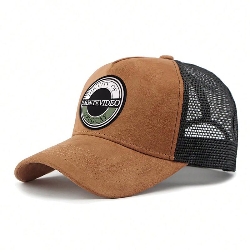 Spring Summer Suede 5 Panel Mesh Baseball Cap Big Head Unisex Trucker Hat Men And Women Sport Snapback Caps Leisure Gorros