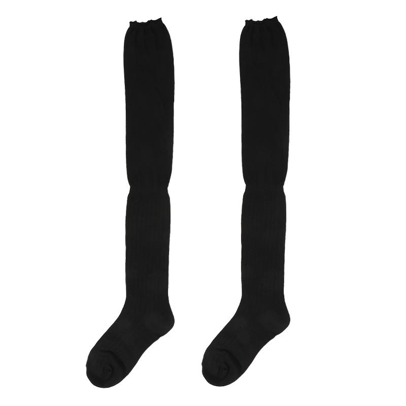Stacked Knee High Socks Long Tube JK Socks Thigh Sleeves Spliced Knee Pads For Long Boots Soft Stretch Fabric Fashionable For Cosplay School Outfits