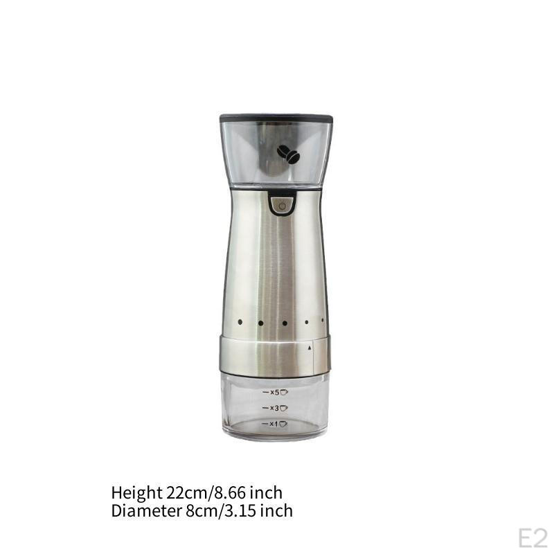 Sleek Electric Coffee Grinder for Home and Travel