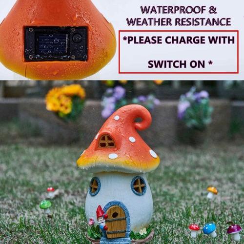 Small Night Light, Solar Resin, Small House, Tree House, Garden Decoration, Courtyard Decoration, Gardening