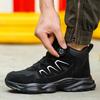 Rotating Button Safety Shoes Man Boots Anti Smash Anti Piercing Steel Toe Safety Working Footwear Lightweight Breathable Work Boots