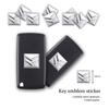 Car Metal Emblem Stickers Auto Remote Key Logo For Citroen Celysee C6 C3 C5 C1 C2 C4 Aircross Picasso Cactus Berlingo Saxo Grand akr256