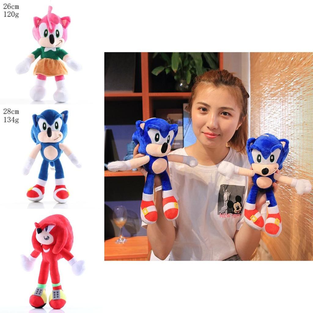 Adorable 28cm Sonic The Hedgehog Shadow Amy Rose Knuckle Tail Plush Toy For All Ages