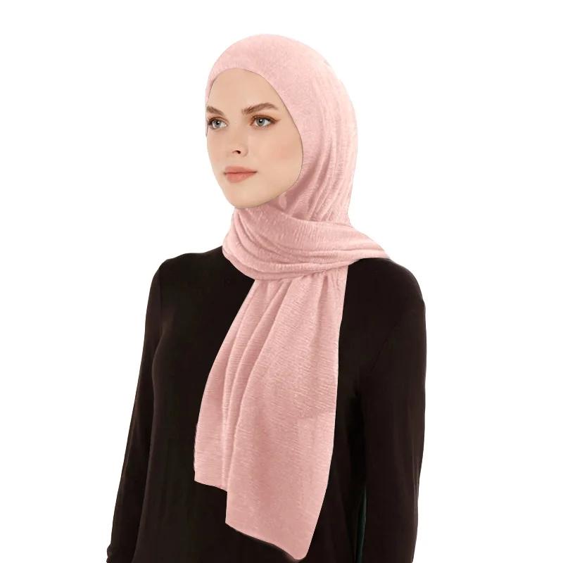 New Women Summer Breathable Muslim Chiffon Hijab Shawls Scarf Plain Soft Turban Bandanas Headband Scarves Wrap Bufanda Foulard