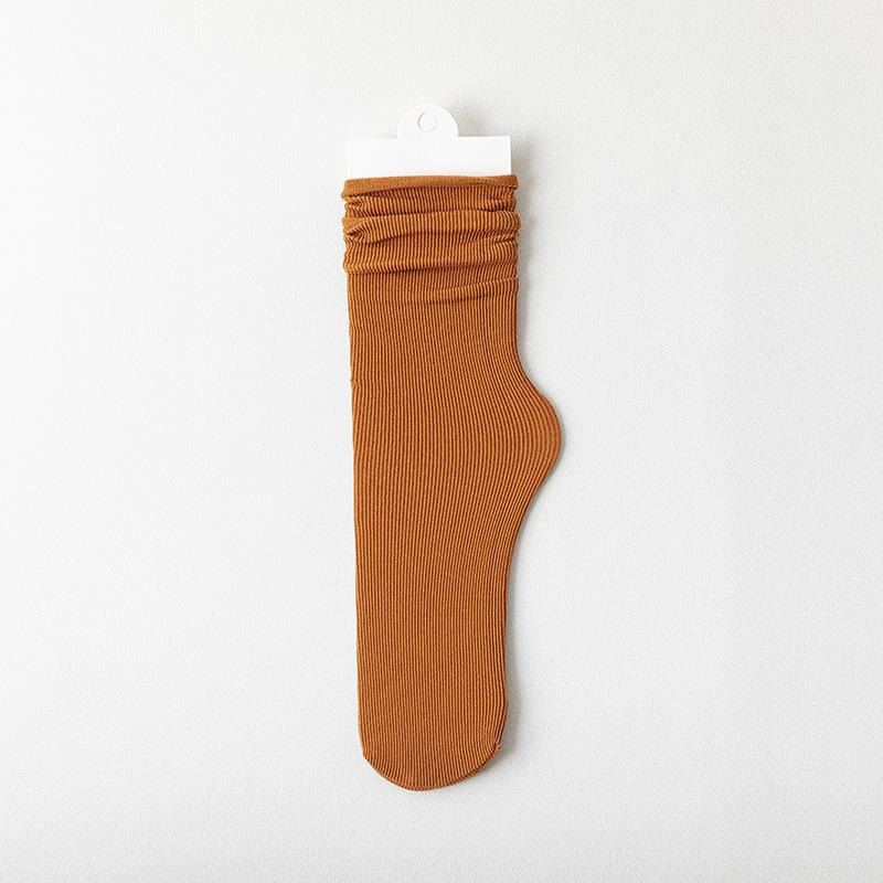

Dui Dui Socks Women s Summer Thin Ice Socks Mid-calf Socks Summer Solid Color Simple Socks Women s Long Socks Ice Silk Stockings Long Calf 1 pair