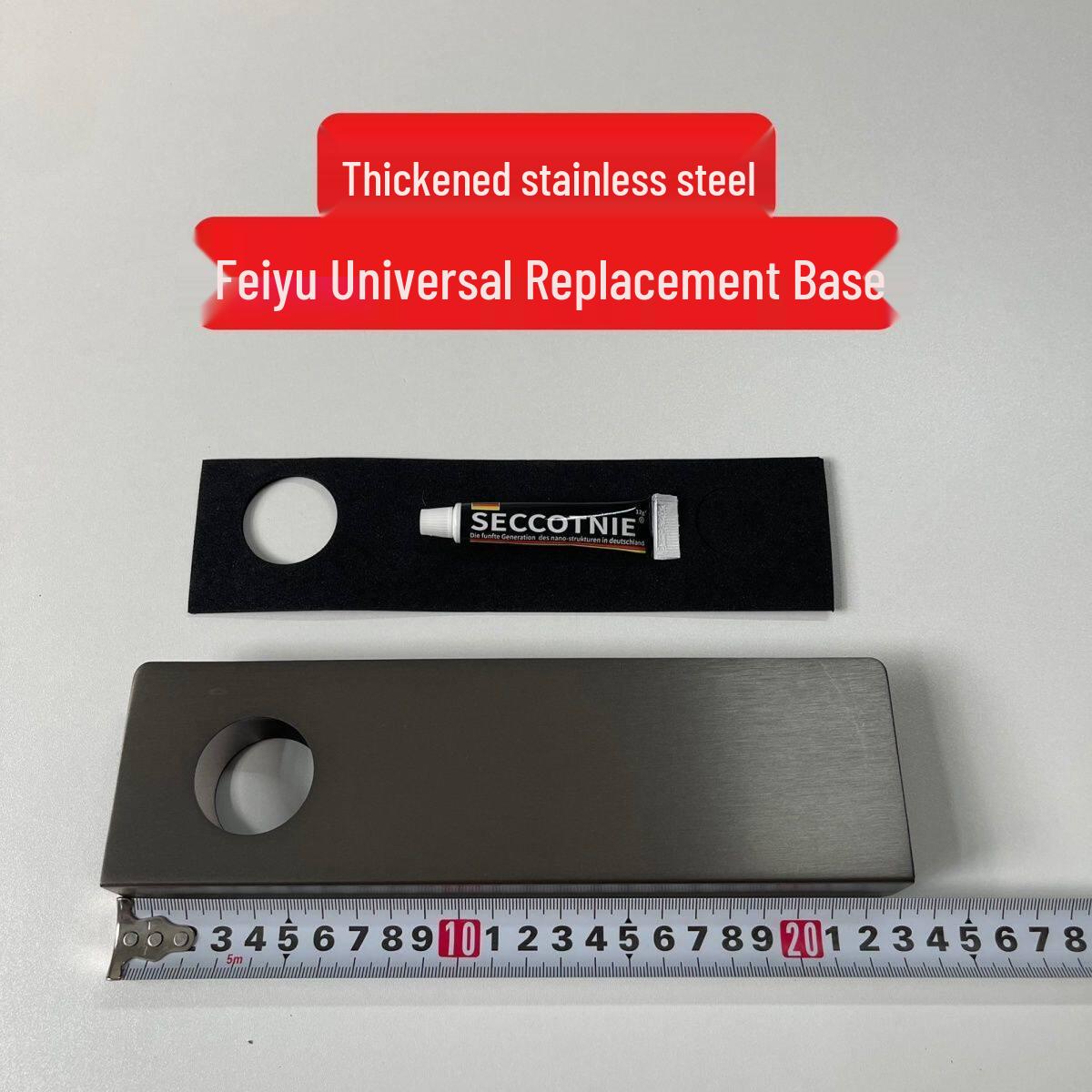 

Wangfei Yupu Waterfall Faucet Base Plate - Non-Destructive Installation, Exact Fit.