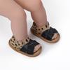 1 Pair Baby Sandals Newborn Babies Girls Non\-slip Open Toe Design Walking Sandals Leather Shoes