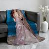 Sänger C Celine D Dion N Decke Weiche Überwurfdecke für Zuhause Schlafzimmer Bett Sofa Picknick Reise Büro Ruhe Abdeckung Decke Geschenk