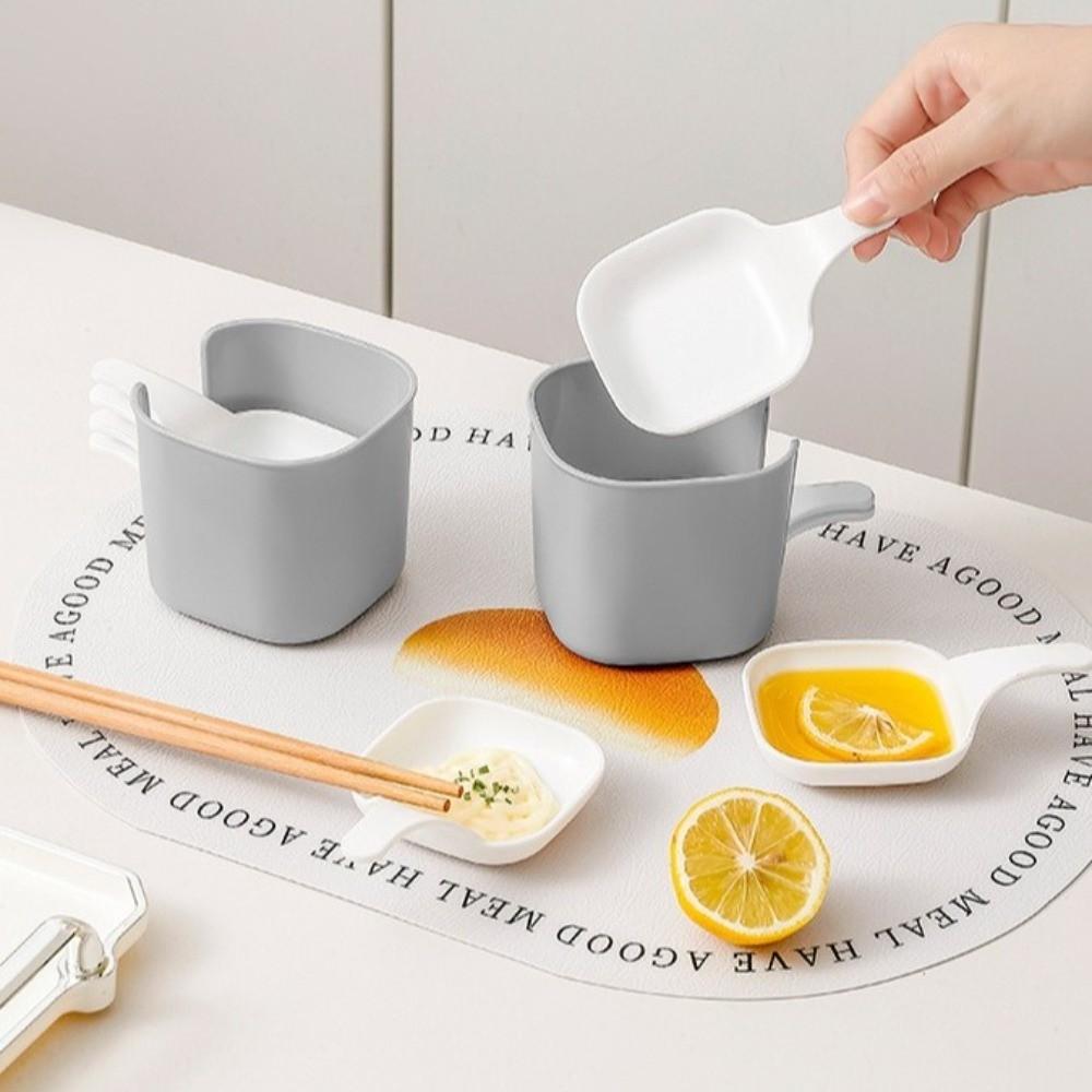 Plastic Dipping Dish Mini Size Seasoning Dish Creative Condiment Dishes Bar Kitchen