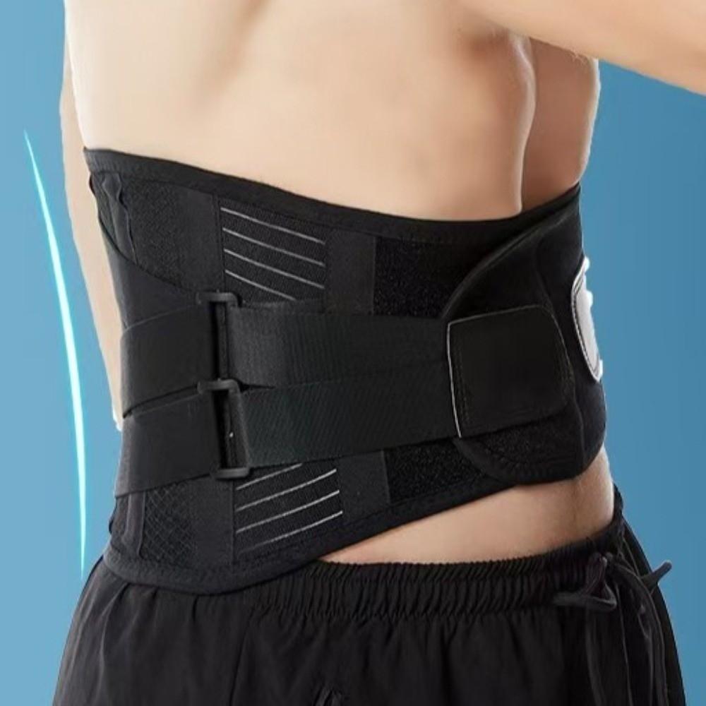 Anti-skid Breathable Waist Braces 16-hole Mesh Lumbar Support Belt Brace Support Belt  Workout