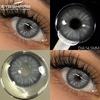 Natural Color Contacts Lenses for Eyes 1 Pair Colorful Beautiful Pupil Blue Colored Lenses Brown Eyes Contact