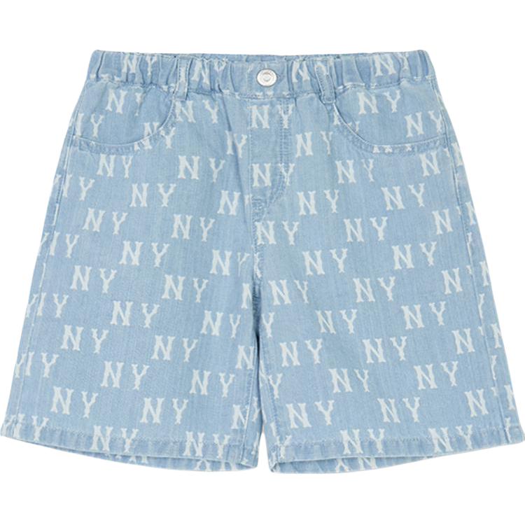 New MLB SS24 Shorts Kids' Light Blue 7ASMM0543-50BLL