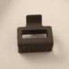 8.5CM x 10.5CM Rectangular Matte PS Hair Clip - Simple Shark Hair Accessory