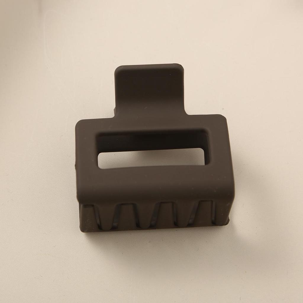 8.5CM x 10.5CM Rectangular Matte PS Hair Clip - Simple Shark Hair Accessory