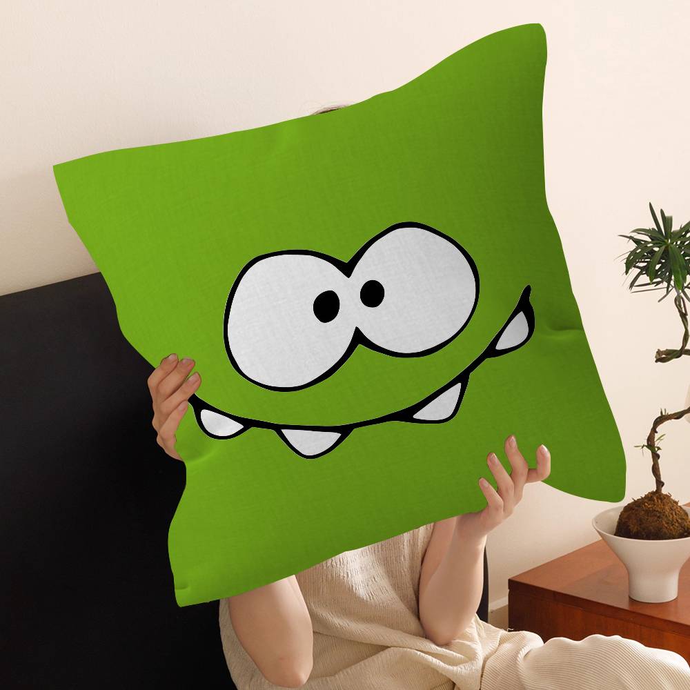 Cartoon oOm cute nNomm Pillow Gifts Home Office Furnishings Bedroom Sofa Car Cushion Cover case xcm