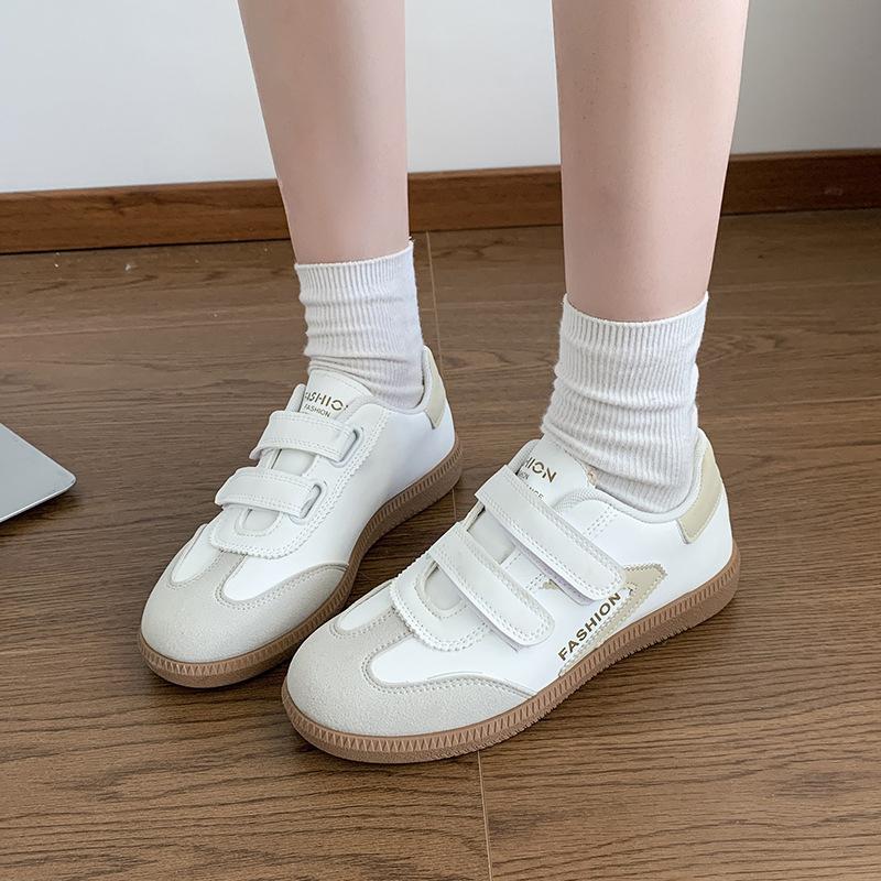

Velcro women s autumn board shoes versatile casual student white shoes 41 білий
