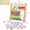 Children's Elementary Abacus: Mental Math, Addition & Subtraction Teaching Aid, Teacher-Recommended Educational Toy & Counting Frame for Students