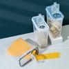 Plastic Cereal Storage Container Transparent Food Storage Box Rice Dispenser Bucket  Kitchen