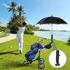 Golf Umbrella Holder Stand Adjustable Golf Cart Umbrella Stand Golf Trolley Universal Umbrella Base Easy To Use