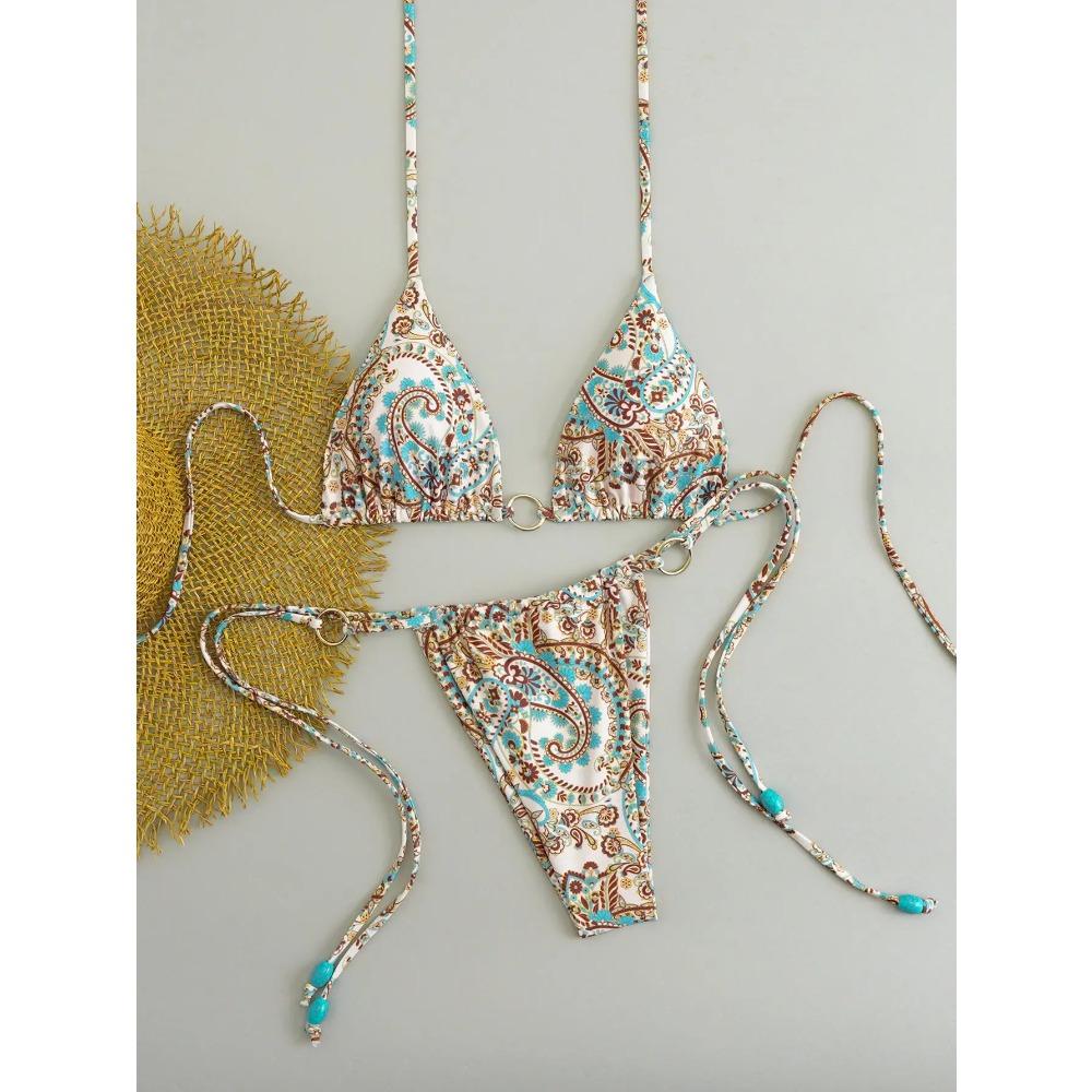 2025 Polka Dot Bikini Set Women Two Piece Swimwear - Flirty Sexy Instagram Beach Vacation Push Up Swimsuit